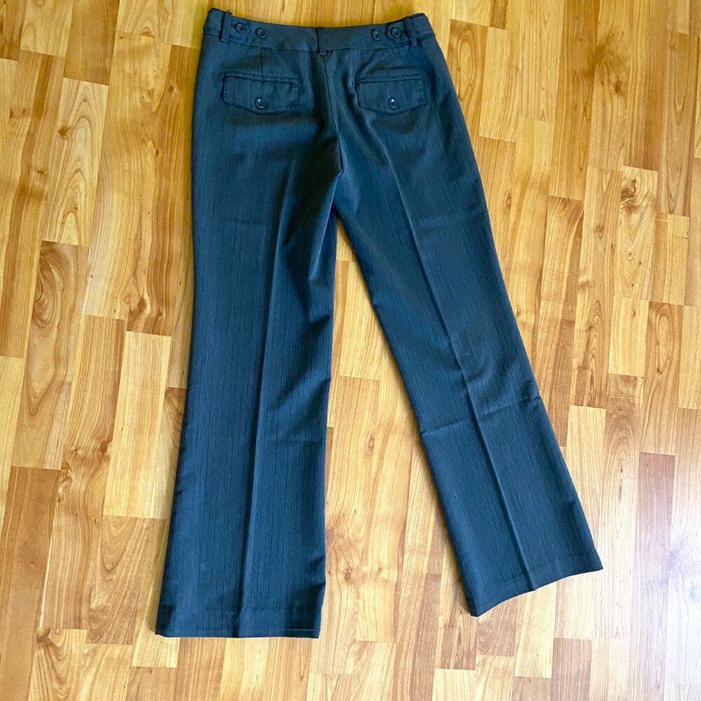 Tracy Evans low rise boot cut gray pants size 1 - Picture 4 of 12